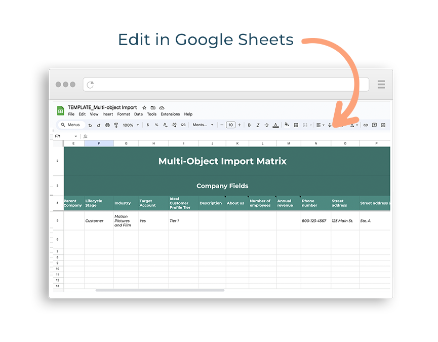 Multi-Object Import Matrix Mockup