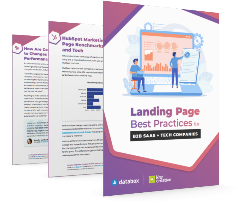 Landing Page Best Practices for B2B SaaS and Tech Companies Mockup