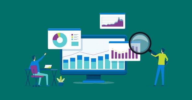 Illustration of metrics and analytics